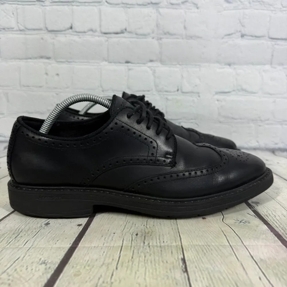 Cole Haan Wingtip Oxford Shoes Men’s Size 10 Black Leather Waterproof Dress